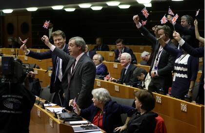 Para el dirigente británico Nigel Farage, el Brexit es "un punto de no retorno"