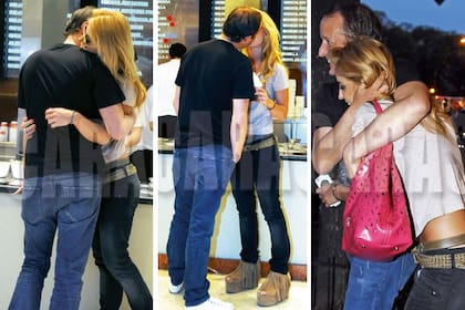 A una semana de las elecciones, ya no se ocultan. Cirio e Insaurralde a puro besos y abrazos.