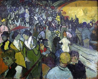 A Van Gogh le llamó más la atención la gente en las graderías que la corrida misma.