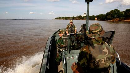 Marín estaba oculto en una isla del río Paraná