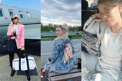 A Wanda Nara le encantan las prendas personalizadas con su nombre o sus iniciales.