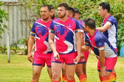 Alan Calabrese jugaba en Ciervos Pampa, el club que ayuda desde hace años a la visibilidad de la diversidad sexual en el rugby