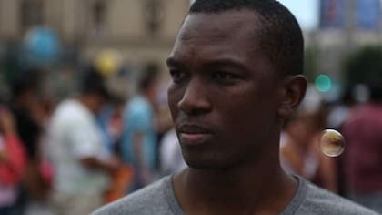 Abacabar en la película Mangui Fi que dio a conocer su historia