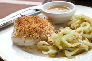 Abadejo con crosta de cajú