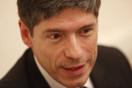 Abal Medina recibió a LA NACION en su despacho del Palacio del Congreso