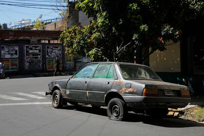 Abandonado en Melo y Olavarría