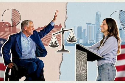 Abbott cuenta con un 44% de intención del voto, mientras que Hinojosa lo sigue con un 38%