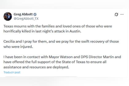 Abbott implementó medidas de seguridad tras el tiroteo en Austin