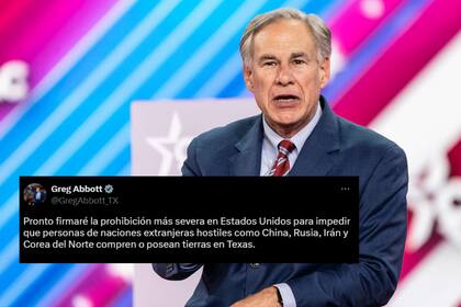 Abbott prometió promulgar "la prohibición más severa de EE.UU." contra adquisiciones extranjeras de tierras