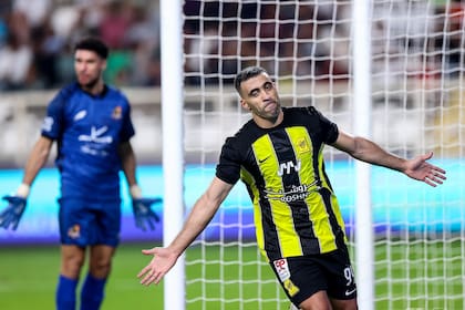 Abderazak Hamdallah, el goleador de Al Ittihad, marcó el segundo tanto