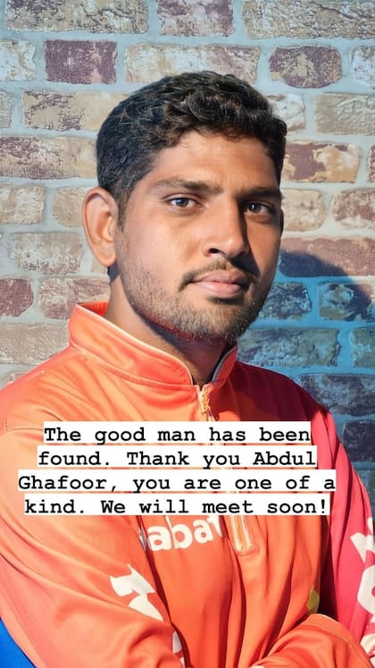 Abdul Ghafoor, el protagonista de la historia