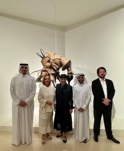 Abdulaziz Bin Hamad Al Thani, Teresa Bulgheroni, María Amalia García, Issa Al Shirawi y Rodrigo Moura