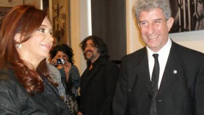 Abel Fatala junto a la ex presidenta Cristina Kirchner