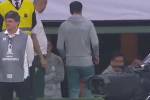 La cábala que no le funcionó al DT de Palmeiras y su discusión con los periodistas