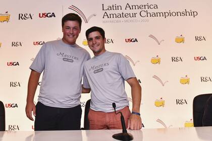 Abel Gallegos y Mateo Fernández de Oliveira, dos de los representantes argentinos en el LAAC