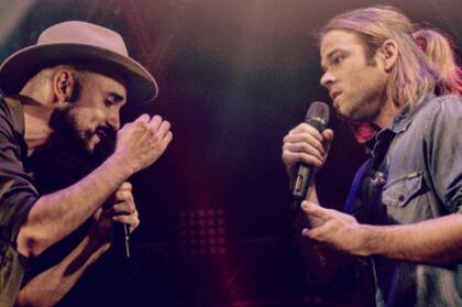 Abel Pintos lo invitó a ser parte de su show en Rosario, en donde interpretaron dos temas. Ahora, estarán juntos en el Teatro Ópera