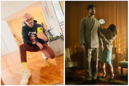 Abel Pintos sorprendió con un irreconocible look en su nuevo videoclip.