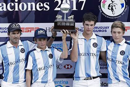 Copa de las Naciones 2017: Cambiaso, Jeta Castagnola, Juan Martín Zubía y Barto Castagnola