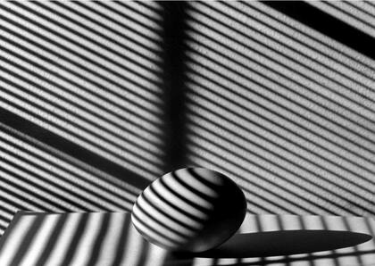 Abstracción (1999), una de las fotografías de Aldo Sessa exhibidas en la galería Zona V