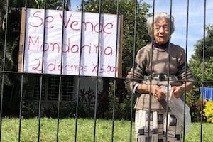 El tierno pedido de una anciana que vende mandarinas a un cliente desprevenido