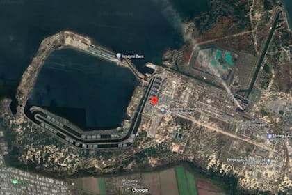 Acá está ubicada la central nuclear de Zaporiyia