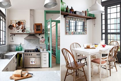 Accesorios de bronce, hierro y madera maciza son decorativos y resistentes