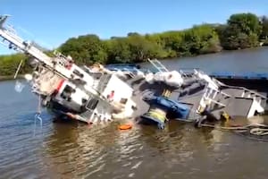 accidente de barcos en el puerto de La Plata