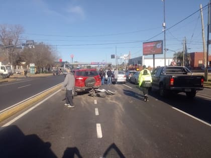 Accidente de tránsito en La Plata