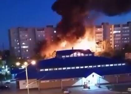 Accidente de un avión ruso