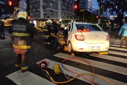 Accidente en Figueroa Acorta y Salguero.