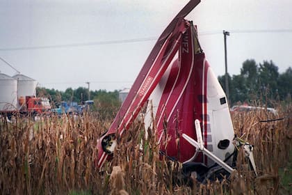 El 15 de marzo de 1995, el helicóptero en el que viajaba Carlos Menem Junior se estrelló