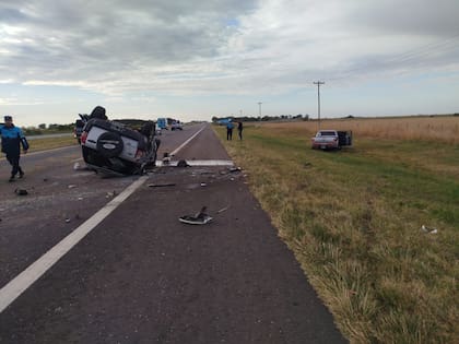 Accidente en la ruta 2