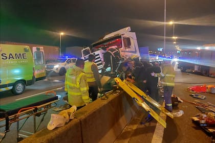 Accidente en Panamericana del domingo a la noche