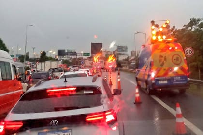 Accidente fatal en el Acceso Oeste