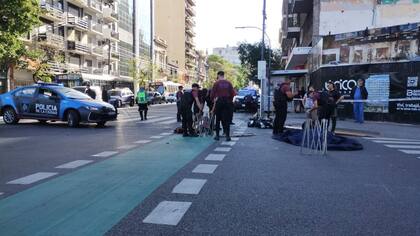 Accidente fatal en el cruce de la avenida Córdoba con Junín