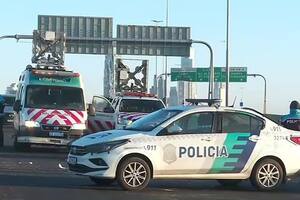 Accidente fatal en la Autopista Buenos Aires La Plata.