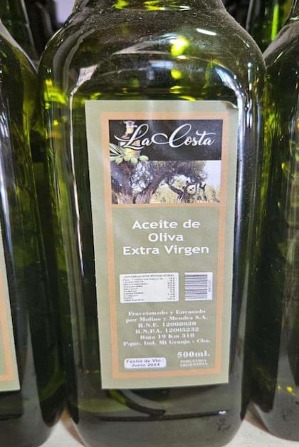 Aceite de Oliva Extra Virgen, Marca La Costa, RNE 12008028 y RNPA 1200532