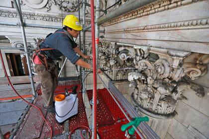 El edificio fue declarado Monumento Histórico y Artístico Nacional.