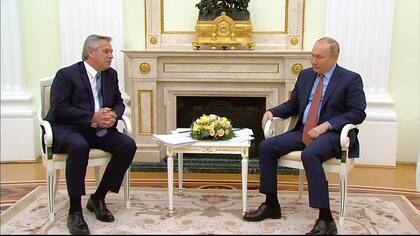 Acercamiento entre Alberto Fernández y Vladimir Putin en materia militar
