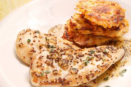 Acompañá el pollo con unas papas rosti riquísimas