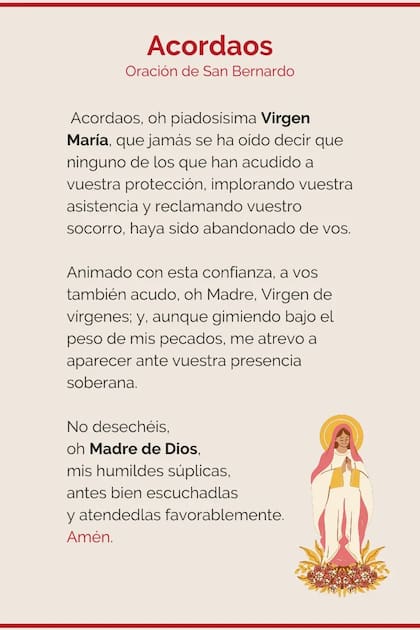Acordaos, la oración que creó San Bernardo para la Virgen María