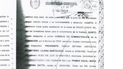 Acta constitutiva de la Fundación Mujeres Puntanas