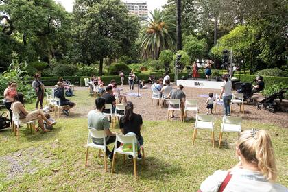 El domingo pasado, muchas familias disfrutaron de música para niños en el museo Larreta