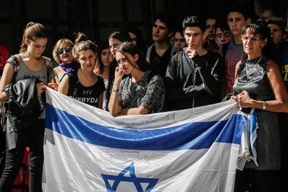 El acto de 2017, a 25 años del atentado a la Embajada de Israel