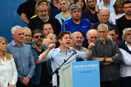 Acto de Axel Kicillof por el día de la lealtad, en Berisso