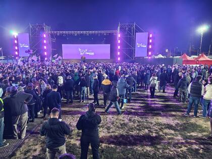 Acto de cierre de campaña del presidente Javier Milei para la elecciones de la provincia de Buenos Aires