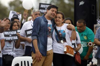 Acto en Dolores al cumplirse tres años del crimen del joven estudiante de abogacía Fernando Báez Sosa. 18-01-23