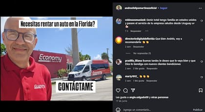 Actor colombiano de telenovelas ahora es repartidor en EE.UU. Instagram / @andresfelipemartinezoficial
