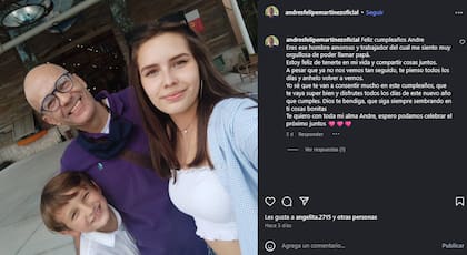 Actor de "Pasión de Gavilanes" tuvo que abandonar a su familia para buscar mejores oportunidades en EE.UU. Instagram / @andresfelipemartínezoficial