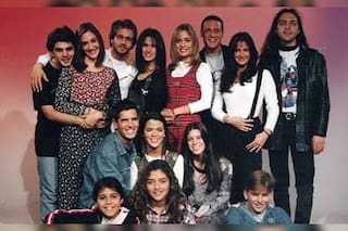 Actores de Montaña Rusa recrearon una vieja imagen y reapareció ante las cámaras una de sus protagonistas